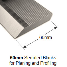 60mm x 8mm Serrated Blanks