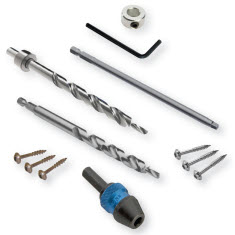Screws and Accessories for Pocket Hole Systems