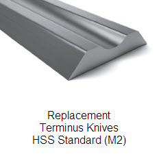 Terminus Replacement Knives HSS Standard (M2)