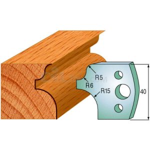 Pair of Universal Profile Knives 40 x 4mm 690.011