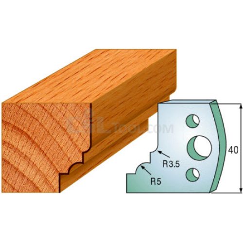 Pair of Universal Profile Knives 40 x 4mm 690.020