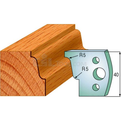 Pair of Universal Profile Knives 40 x 4mm 690.031