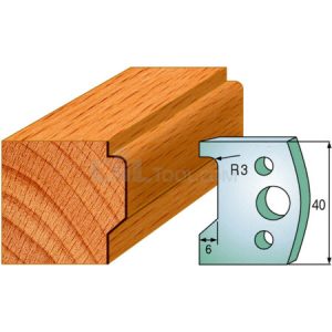 Pair of Universal Profile Knives 40 x 4mm 690.032