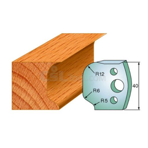 Pair of Universal Profile Knives 40 x 4mm 690.048