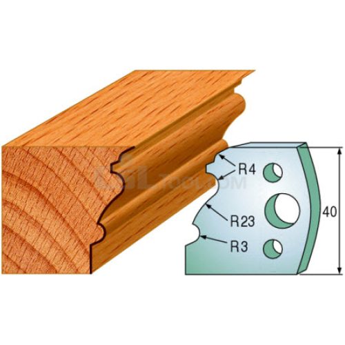 Pair of Universal Profile Knives 40 x 4mm 690.103