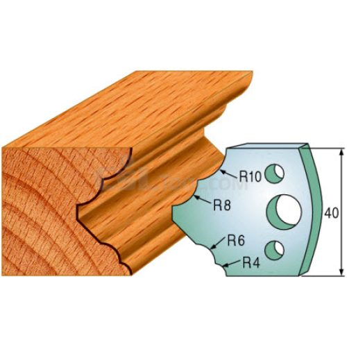 Pair of Universal Profile Knives 40 x 4mm 690.125