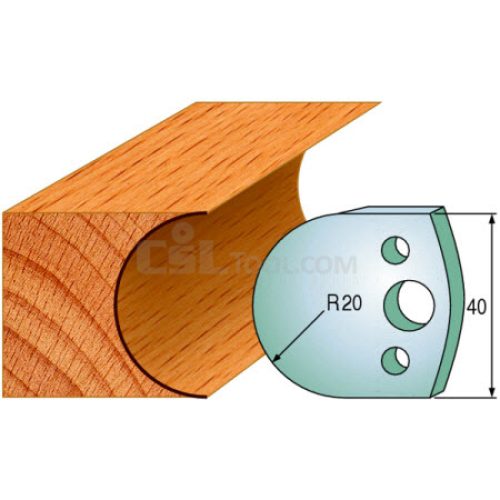 Pair of Universal Profile Knives 40 x 4mm 690.131