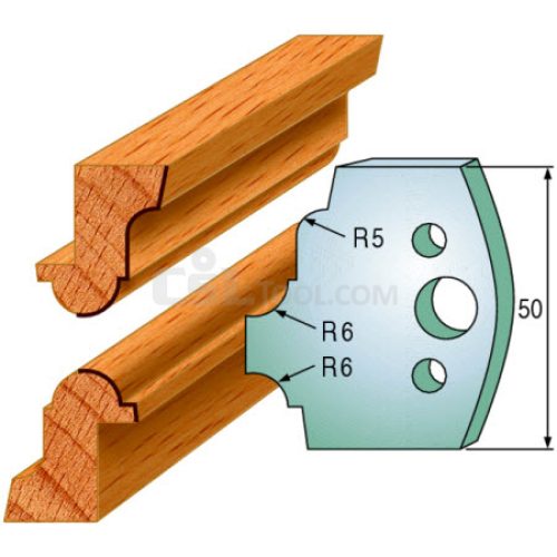 Pair of Universal Profile Knives 50 x 4mm 690.542
