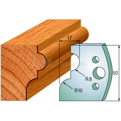 Pair of Universal Profile Knives 50 x 4mm 690.551