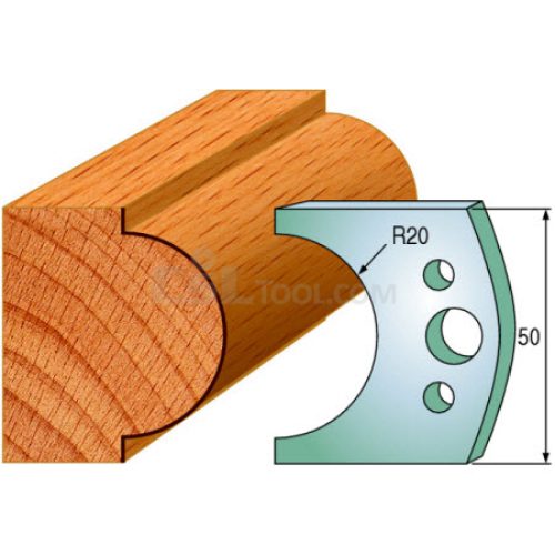 Pair of Universal Profile Knives 50 x 4mm 690.561