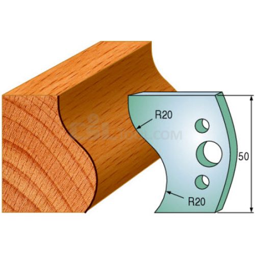 Pair of Universal Profile Knives 50 x 4mm 690.571