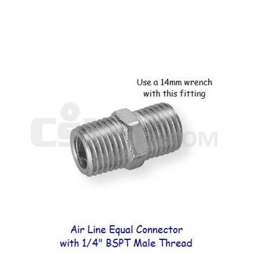 Air Line Connector with 1/4″ BSP male thread ends