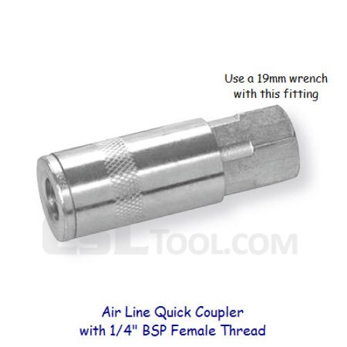Air Line Quick Release Coupling with 1/4″ BSP female thread end