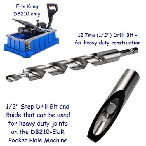 Heavy Duty 1/2″ Drill Bit and Guide for Foreman DB210-EUR
