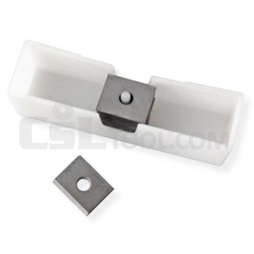 Box of 10 Reversable Carbide Knives 13.6 x 12 x 1.5mm with 2 Cutting Edges