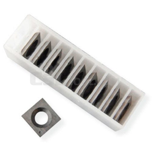Box of 10 Reversable Scribing Knives 14.3 x 14.3 x 2.5 with 4 Cutting Edges