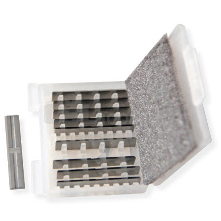 Box of 10 Reversable Cross Slot Knives 20 x 5.5 x 1.1 with 4 Cutting Edges