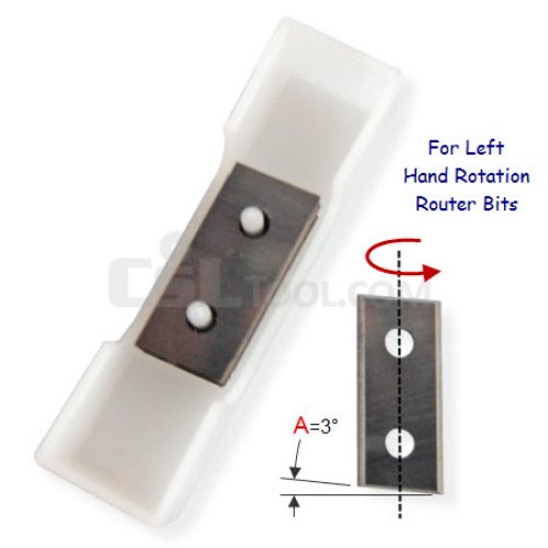 Box of 10 Splayed Knives 28.3 x 12 x 1.5 Left Hand Rotation