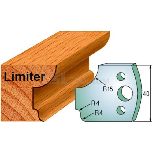 Pair of Universal Profile Limiters 40 x 4mm 691.043