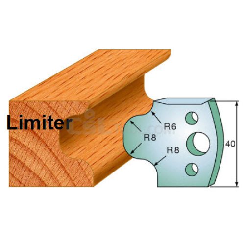 Pair of Universal Profile Limiters 40 x 4mm 691.056