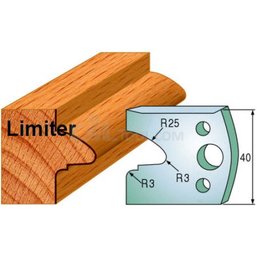 Pair of Universal Profile Limiters 40 x 4mm 691.078