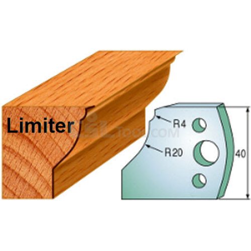 Pair of Universal Profile Limiters 40 x 4mm 691.109