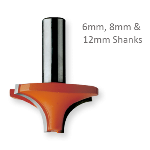 Ovolo Router Bits with Metric Shanks