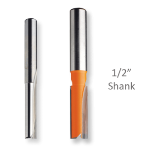 Straight Cutters - Long Series with half inch shank