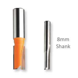 Straight Cutters - Short Series with 8mm shank