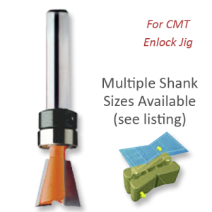 Dovetail Router Bits for CMT Enlock Jig