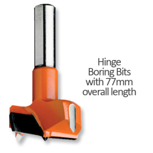 Hinge Boring Bits 77mm Overall Length
