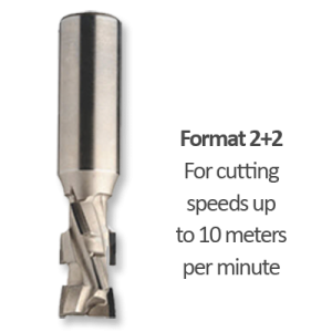 Shear Cutting Diamond Tool 2+2 (up to 10 metres per min)