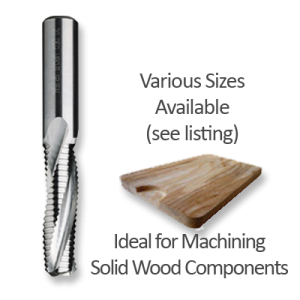 Upcut Roughing Spirals for Wood & Wood Composites
