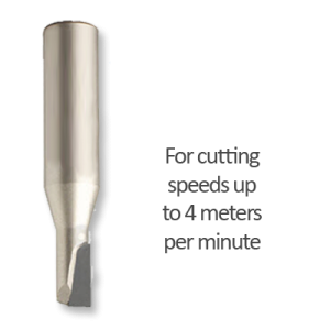 Single Flute Diamond Cutting Tool (up to 4 metres per min)