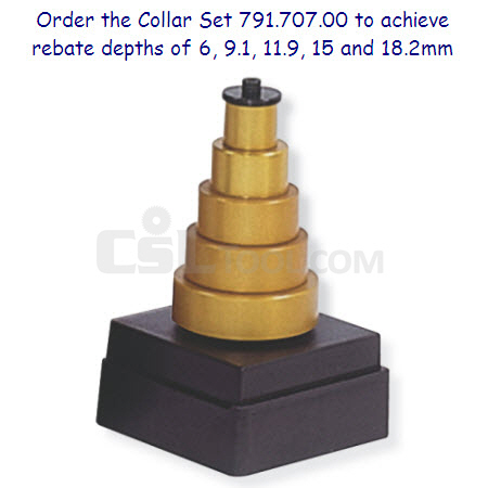 16mm deep Grand Rebating Router Bit with Insert Knives 660.990.11