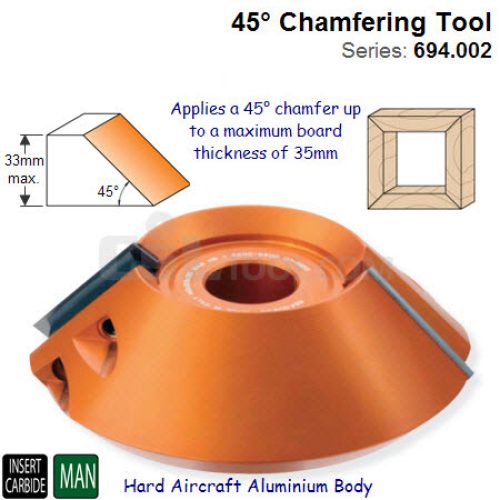 45 Degree Chamfer Cutter Head 694.002.40