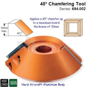 45 Degree Chamfer Cutter Head 694.002.30