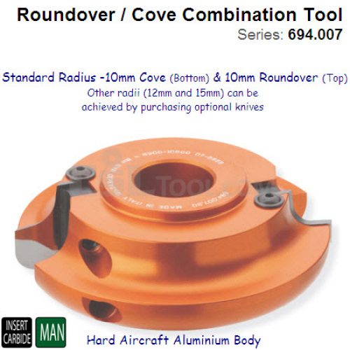 Roundover and Cove Cutter Head 694.007.40