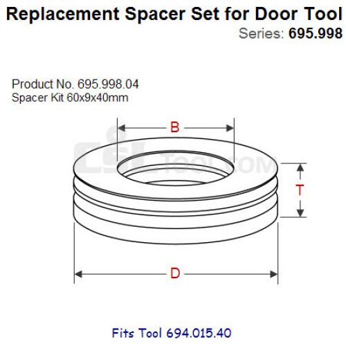 Shim Sets for Spindle Tool 695.998.04