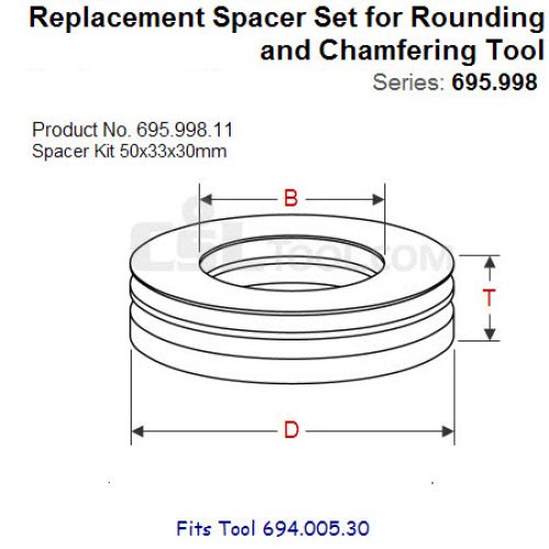 Shim Sets for Spindle Tool 695.998.11