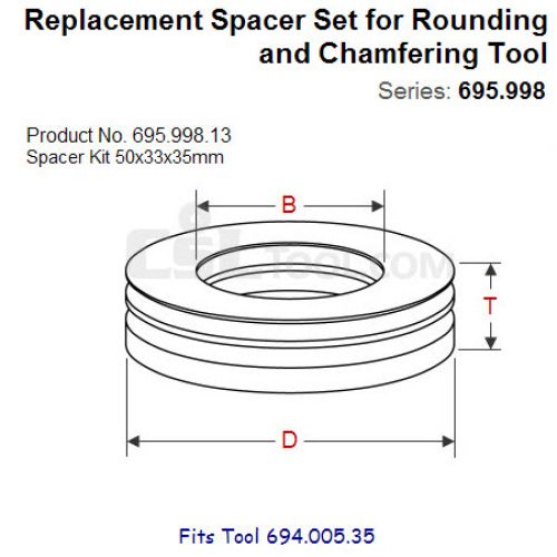 Shim Sets for Spindle Tool 695.998.13