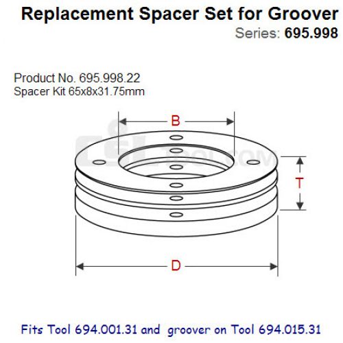 Shim Sets for Spindle Tool 695.998.22