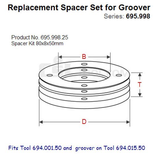 Shim Sets for Spindle Tool 695.998.25