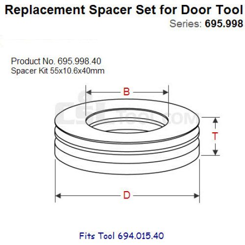Shim Sets for Spindle Tool 695.998.40