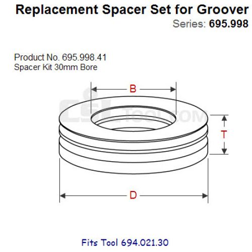 Shim Sets for Spindle Tool 695.998.41