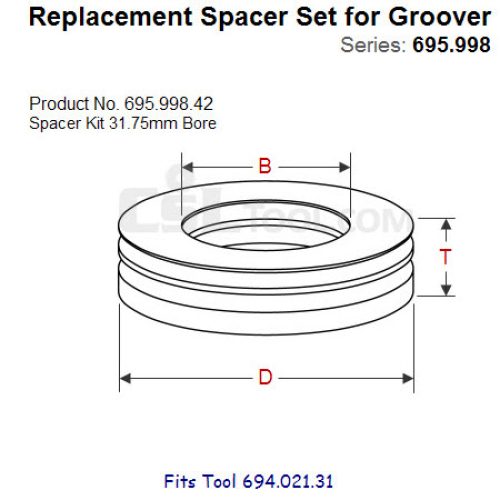 Shim Sets for Spindle Tool 695.998.42