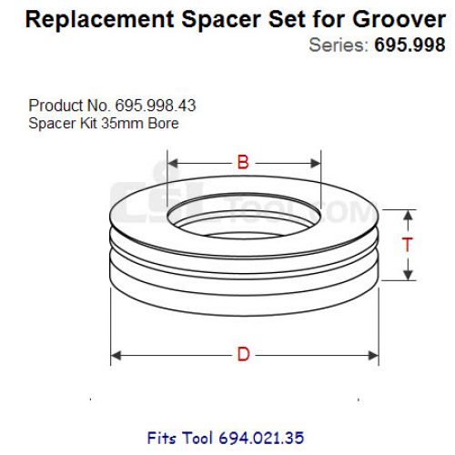 Shim Sets for Spindle Tool 695.998.43
