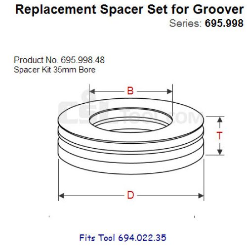 Shim Sets for Spindle Tool 695.998.48