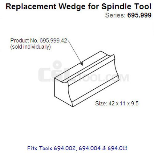 42mm Wedge for Spindle Tool 695.999.42
