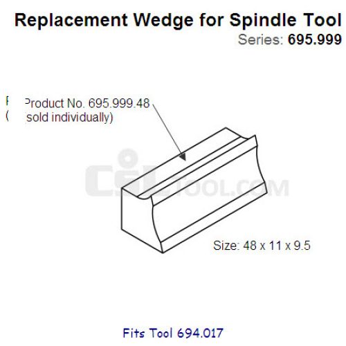 48mm Wedge for Spindle Tool 695.999.48
